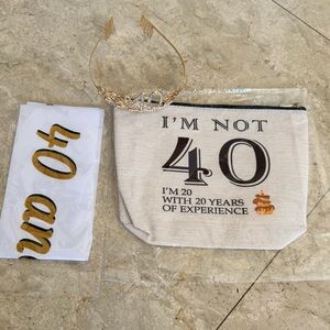 40th birthday accessories